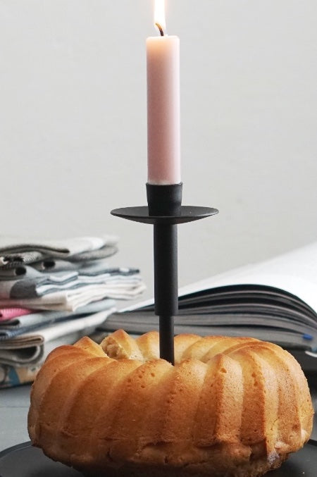 Kerzenhalter Trädet mit Kuchen