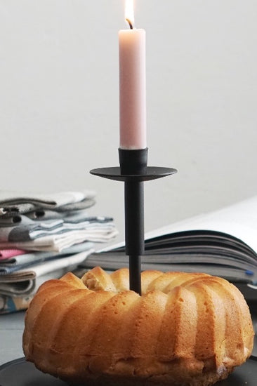Kerzenhalter Trädet mit Kuchen