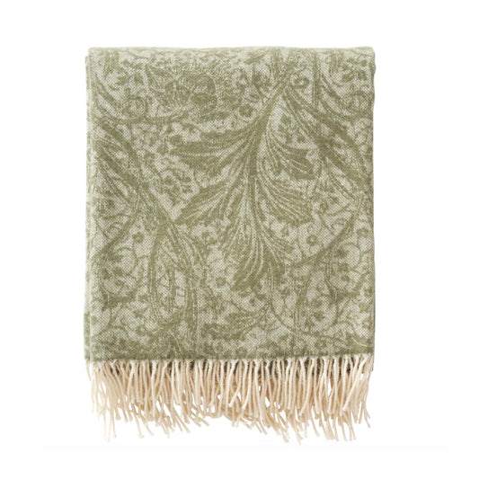 Wolldecke_Merino_Arcadia_gruen_Klippan_Mys_Shop