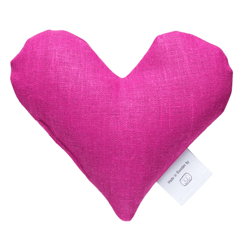 Körnerkissen Heart pink befüllt mit Bio-Weizen von Terrible Twins erhältlich im Mys-Shop