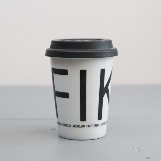 Coffee to go Becher Fika schwarz Citronelles Mys-Shop