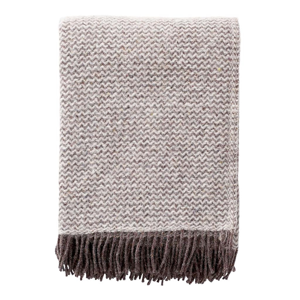 Decke Wave naturbraun Klippan Mys-Shop