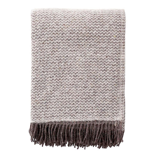 Decke Wave naturbraun Klippan Mys-Shop