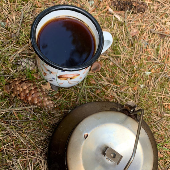 Kochkaffee im Wald Lemmel Mys