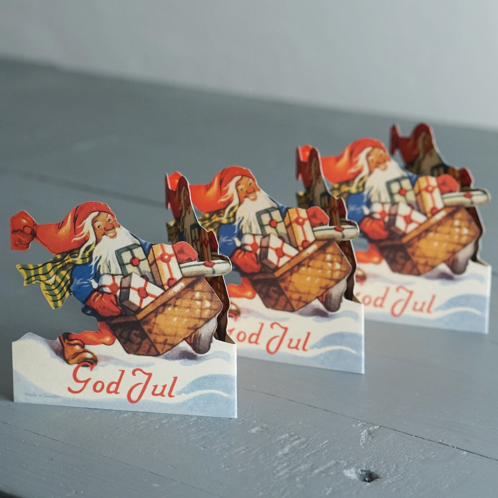 Leporello Tomte God Jul Mys-Shop