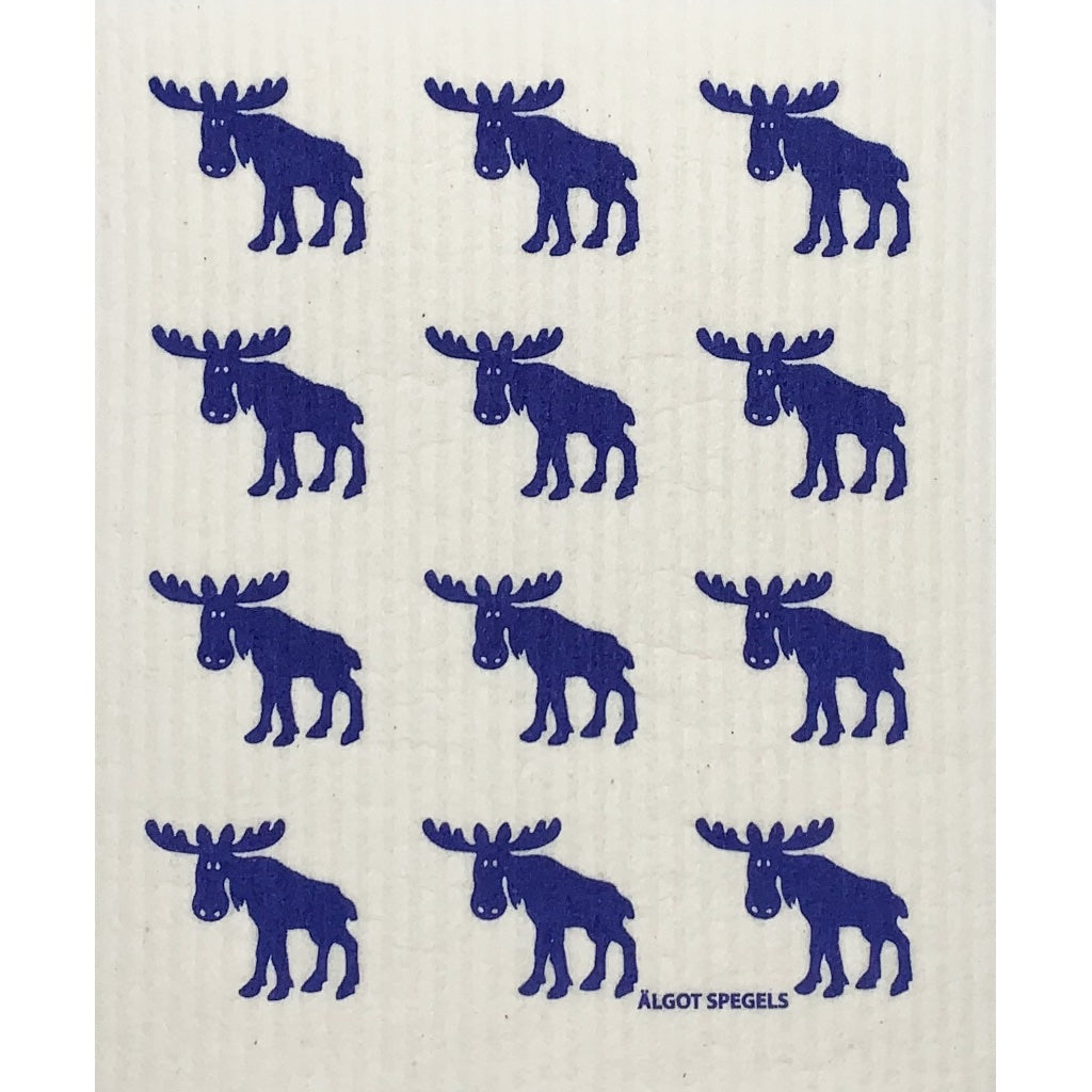 Schwammtuch_Elch_klein_blau_Spegels_Mys-Shop