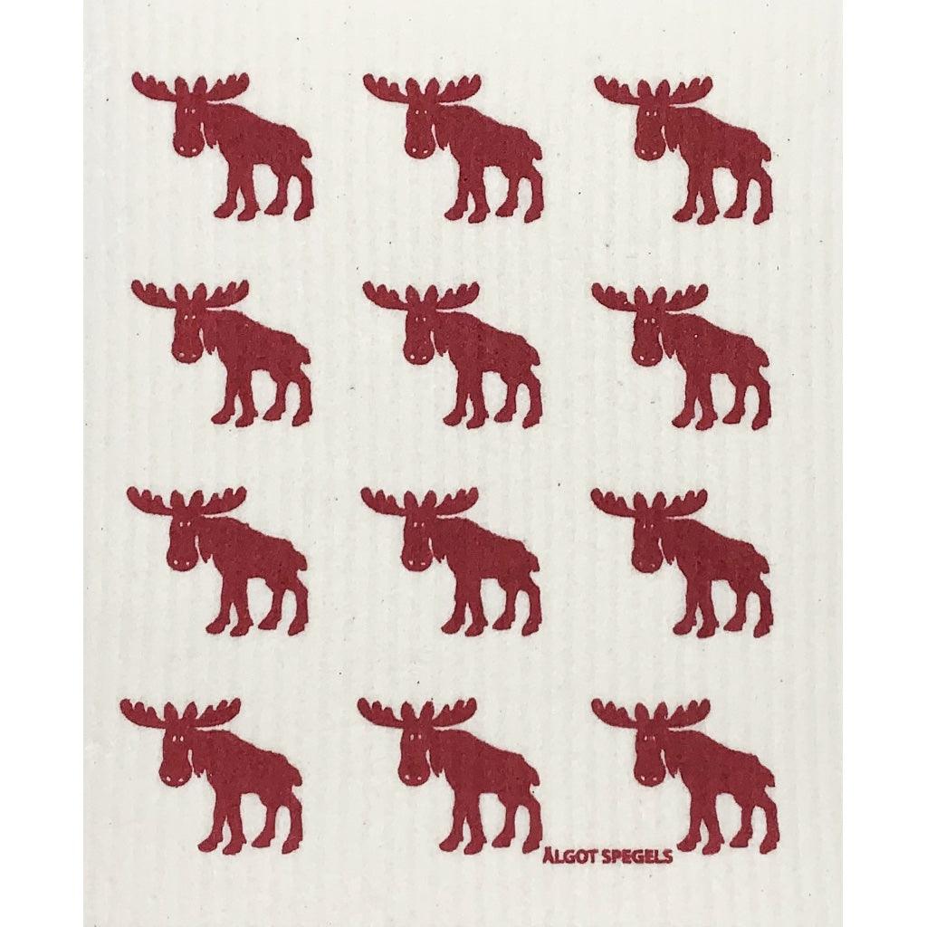 Schwammtuch_Elch_klein_rot_Spegels_Mys-Shop