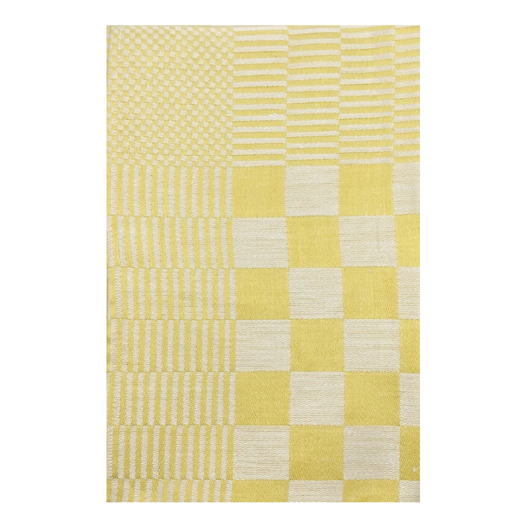 Serviette_Schackrutan_Leinen_gelb_Klaessbols_linnevaeveri_Mys_Shop