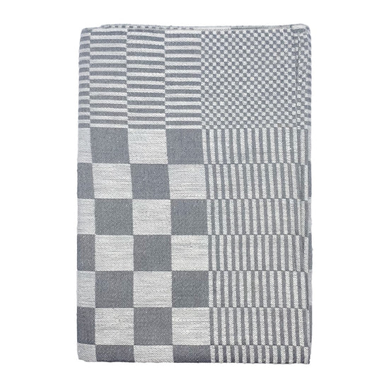 Serviette_Schackrutan_Leinen_nebelgrau_Klaessbols_linnevaeveri_Mys_Shop