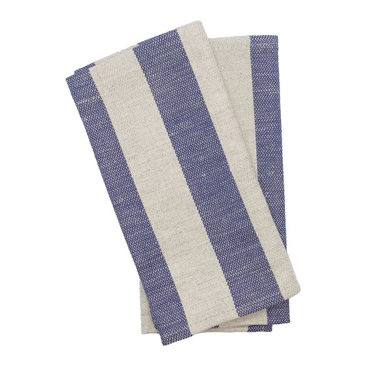 Serviette “Streifen“ Halbleinen