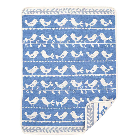 Babydecke Baumwollchenille „Birds“