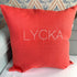 Kissen Lycka Leinen koralle