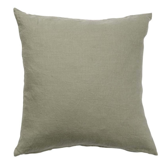 Kissen Linn grün Leinen Klippan Mys-Shop