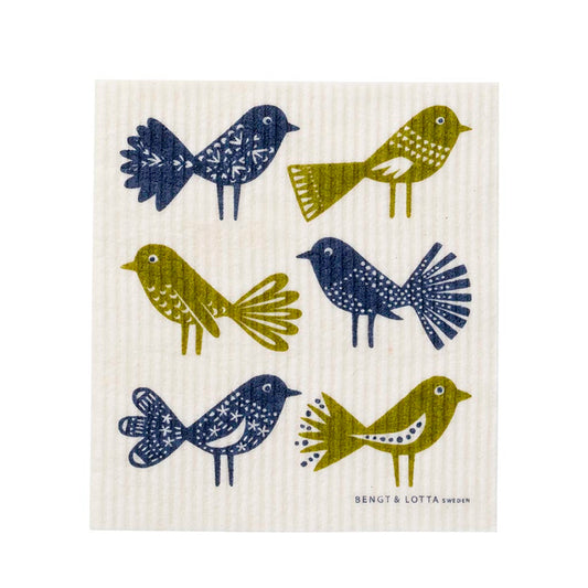 Schwammtuch "Vögel"